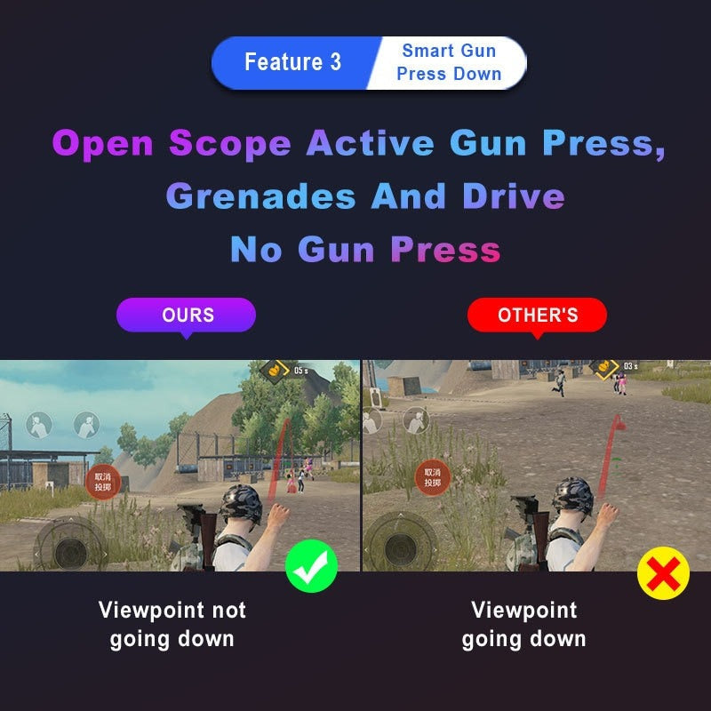 M1 Pro Keyboard Mouse Converter Portable Mobile Game Keyboard and Mouse Adapter BT5.0 Connection Support Android System