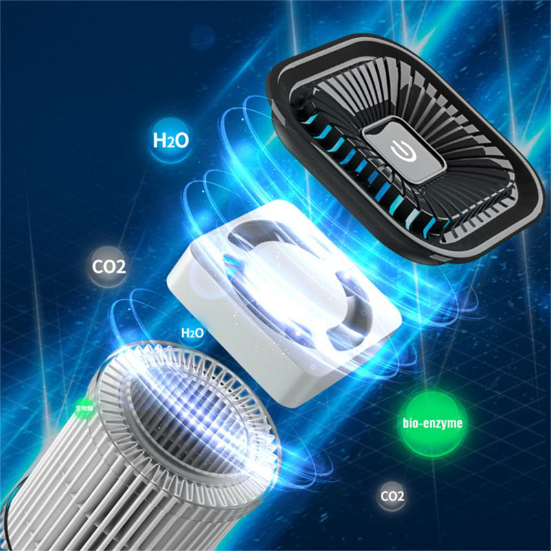 Car Air Purifier Portable Negative Ion Generator Remove Formaldehyde Dust Smoke Air Freshen Washer For Home Car