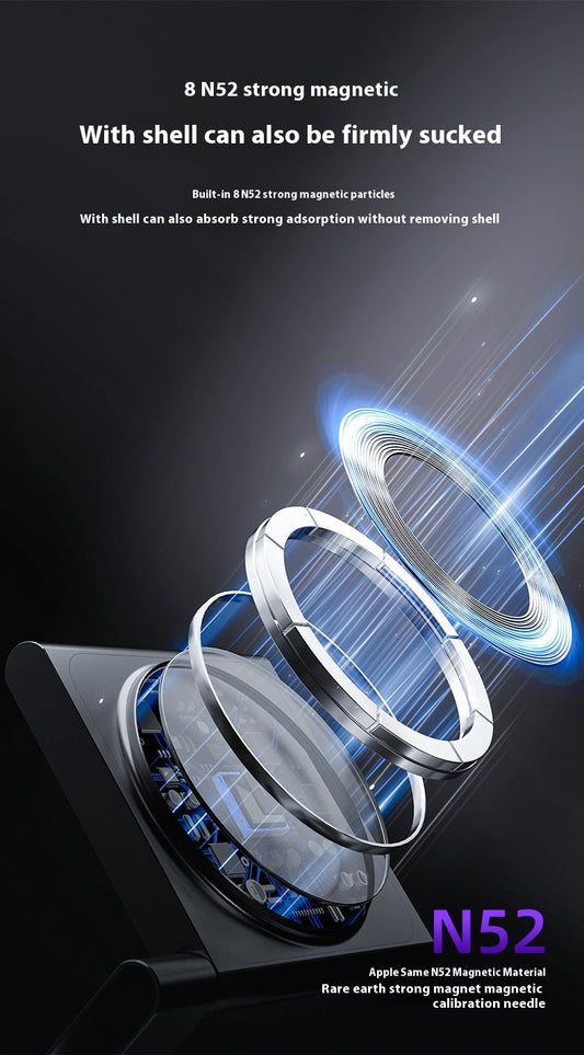 Folding Mobile Phone Headset Watch Three-in-One Wireless Charger