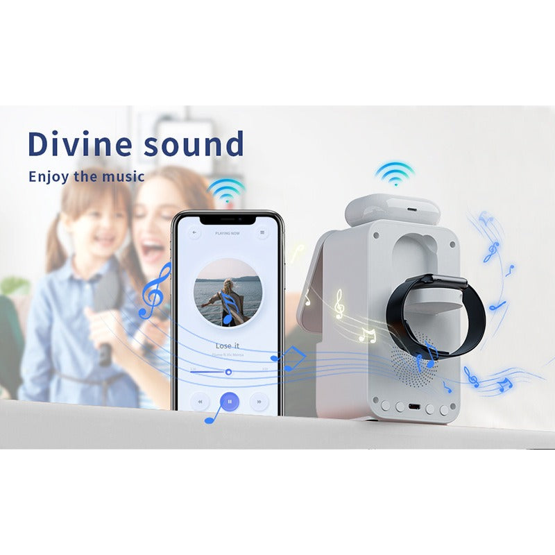 Bluetooth Speaker 5-in-1 Wireless Charger