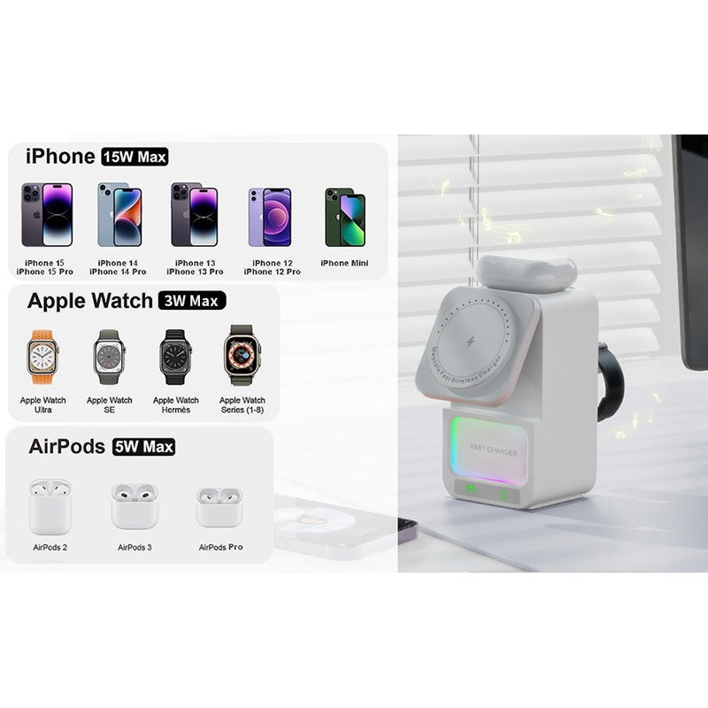 Bluetooth Speaker 5-in-1 Wireless Charger