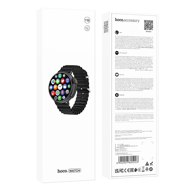 Hoco - Waterproof Smart Watch (Y18) ©